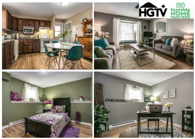 home staging for HGTV Humble Home Hunters